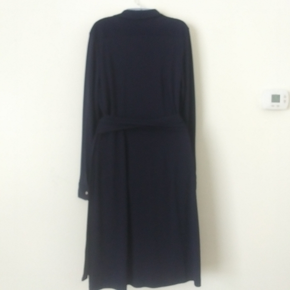 Lauren Ralph Lauren Navy Blue Wrap Dress - Picture 9 of 14